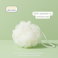 Fleur de douche en loofah 2 en 1